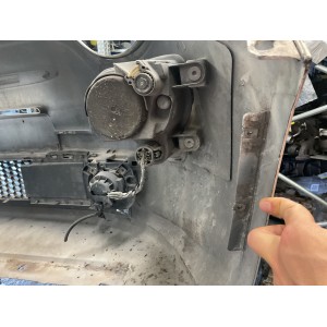 Paraurti anteriore completo Fiat 500 bianco 2007 2015