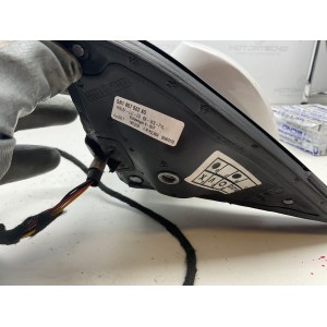 Specchietto retrovisore destro per VOLKSWAGEN Tiguan (09 18) COD: 5N1 857 502 AG CALOTTA BIANCA 6 PIN