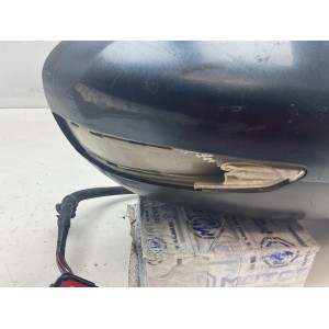 SPECCHIETTO  ELETTRICO DESTRO PEUGEOT 508 (11-15) calotta blu metallizzato 8 pin