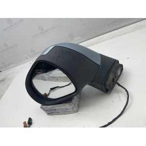 Specchietto retrovisore elettrico sinistro PEUGEOT 207 connettore 2-5 Pin (09 15) grigio chiaro metalizzato