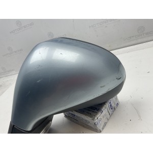 Specchietto retrovisore elettrico sinistro PEUGEOT 207 connettore 2-5 Pin (09 15) grigio chiaro metalizzato