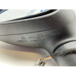 SPECCHIETTO ELETTRICO SINISTRO E8024704 PER FORD FIESTA 2008-2013 6 Pin - Blu