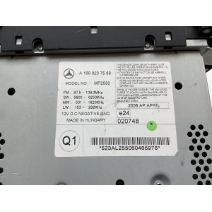 AUTORADIO MERCEDES Classe A W169 3° Serie A1698207589 (04 08)