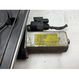 CREMAGLIERA MOTORINO ALZACRISTALLO PORTA ANTERIORE SINISTRO FIAT PUNTO EVO (199) 51786729 (09 12)