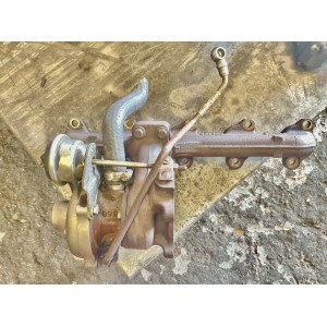 TURBINA COMPLETO DI COLLETTORE DI SCARICO DIESEL FORD FIESTA 1.4 TDCI (08 17)