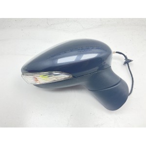 SPECCHIETTO RETROVISORE DESTRO ELETTRICO - FORD FIESTA MK6 - (08 12) - COLORE NERO METALLIZZATO - 6 PIN