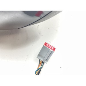 SPECCHIETTO RETROVISORE DESTRO ELETTRICO - FORD FIESTA MK6 - (08 12) - COLORE NERO METALLIZZATO - 6 PIN