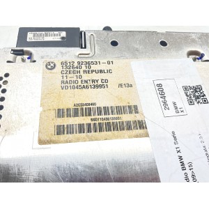 Autoradio BMW X1 serie (E84) (09 15)