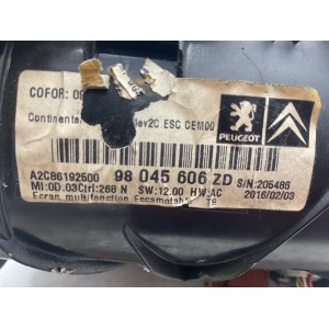 SCHERMO DISPLAY NAVIGATORE SOLO SCHERMO PEUGEOT 3008 Serie 98045606ZD (09 16)