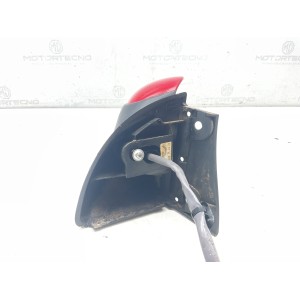Specchietto retrovisore elettrico destro DX PEUGEOT 206 colore rosso (2003-2009)