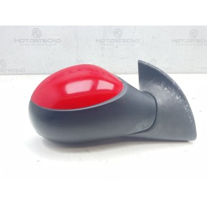 Specchietto retrovisore elettrico destro DX PEUGEOT 206 colore rosso (2003-2009)