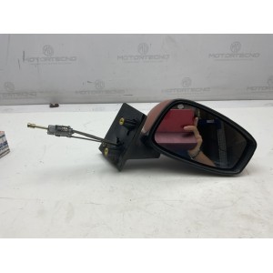 SPECCHIETTO RETROVISORE DESTRO MANUALE CALOTTA ARANCIO FIAT Idea 1° Serie (03al05)