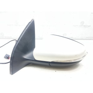 Specchietto retrovisore elettrico sinistro VOLKSWAGEN Golf 6ª serie 6 pin - calotta bianca (2008-2012)