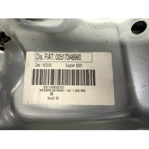 ALZACRISTALLO ELETTRICO ANTERIORE SINISTRA LANCIA Musa 2° Serie 00517348960 199B1000 (2007-)