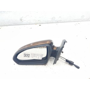 Specchietto retrovisore sinistro manuale per Smart ForTwo 451 (2007-2011) marrone