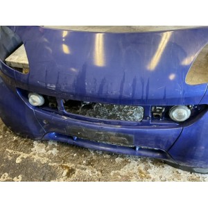 Musata frontale completa smart 450 colore blu da verniciare e o lucidare