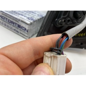 Specchietto retrovisore elettrico anteriore sinistro Toyota Rav 4 dal 2006 al 2013 cod 022329 (1 spinotto a 7 pin) calotta nera