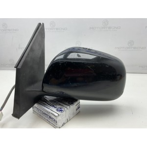 Specchietto retrovisore elettrico anteriore sinistro Toyota Rav 4 dal 2006 al 2013 cod 022329 (1 spinotto a 7 pin) calotta nera