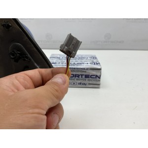 SPECCHIETTO RETROVISORE DESTRO NISSAN Micra 5° Serie 12373000m (05al07) calotta blu