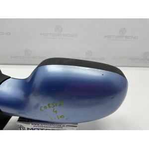 SPECCHIETTO RETROVISORE DESTRO NISSAN Micra 5° Serie 12373000m (05al07) calotta blu