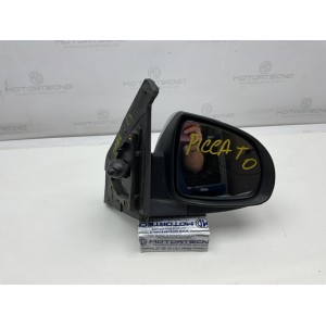 SPECCHIETTO RETROVISORE DESTRO KIA Picanto 1° Serie G4HE (04al08) calotta grigia