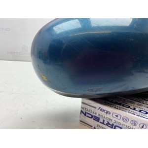 SPECCHIETTO RETROVISORE destro 3 PIN NISSAN ALMERA TINO 2001/2006 blu metallizzato y