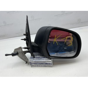 Specchietto retrovisore sinistro manuale Nissan Micra K13 A93493 0209239 12673090 40052002 calotta nera