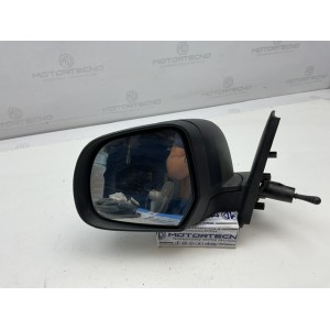 Specchietto retrovisore, manuale sinistro, Nissan micra calotta nera
