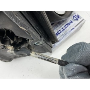 Specchietto retrovisore destro, Lancia Y 2004, colore grigio topo antracite