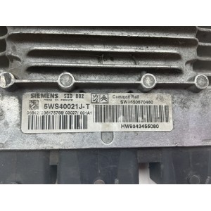 CENTRALINA MOTORE CITROEN C3 1° Serie SW9650670480 DV4TD/8HX diesel 1398 (02al05)