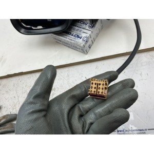 SPECCHIETTO RETROVISORE SINISTRO SEAT Ibiza Serie 876047 (02al05) calotta grigio antracite