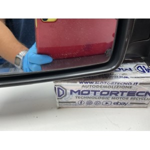 Specchietto retrovisore sinistro, manuale, calotta grigia Opel Meriva A 2003/2007