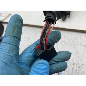 SPECCHIETTO RETROVISORE SINISTRO AUDI A3 Serie (8P1) (05al08) calotta nera