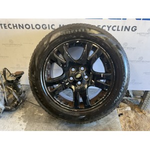 Cerchio con gomma pneumatico 19 land rover 255/55 R19 nero lucido