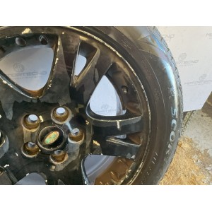Cerchio con gomma pneumatico 19 land rover 255/55 R19 nero lucido