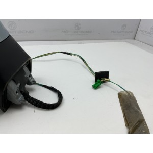 Specchietto retrovisore sinistro, Citroën C4, calotta azzurra, richiudibile elettricamente freccia incorporata