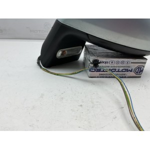 Specchietto retrovisore sinistro, Citroën C4, calotta azzurra, richiudibile elettricamente freccia incorporata