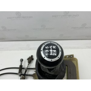 46519173 LEVA DEL CAMBIO CON CUFFIA CORDE E POMELLO FIAT PUNTO 1.2 B 5M 44KW (2005) RICAMBIO USATO  SEGNI DI USURA 55347842