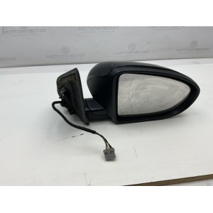 SPECCHIETTO RETROVISORE ESTERNO DESTRO CONNETTORE 7 PIN NISSAN QASHQAI 1.5 D 81KW 6M 5P (2013) RICAMBIO USATO calotta nera