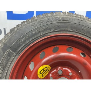 Ruotino ruota di scorta 4 fori 135/80/13