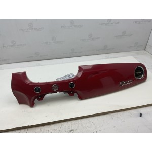 51803290 MODANATURA MASCHERINA LATO DESTRO COMPLETA DI TASTI CRUSCOTTO FIAT 500 rossa 1.2 B 51KW 5M 3P